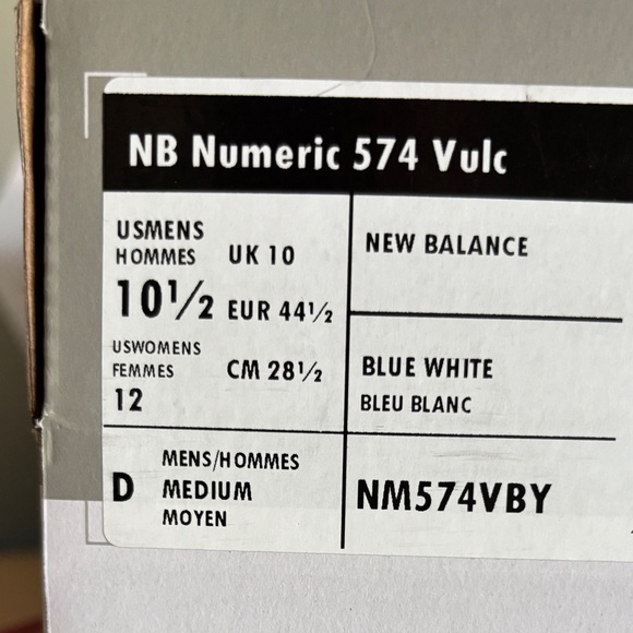 New Balance Numeric 574 Vulc Sneakers Size 10.5 - Picture 9 of 10